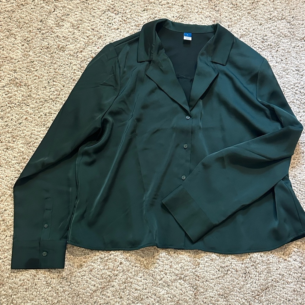 Old Navy Forest Green Top